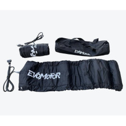 Coppia termocoperte 12" pit bike Scooter MiniMotard Nero Evomotor