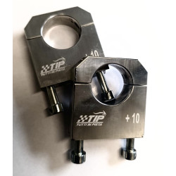 Collari semi manubri D28 Alluminio + 10mm