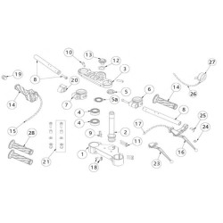 Bracciale semimanubrio sinistro originale Ohvale GP2 (2021-2024)